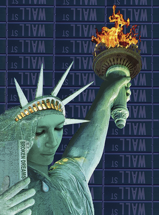 Occupy poster by Carolyn Ferris