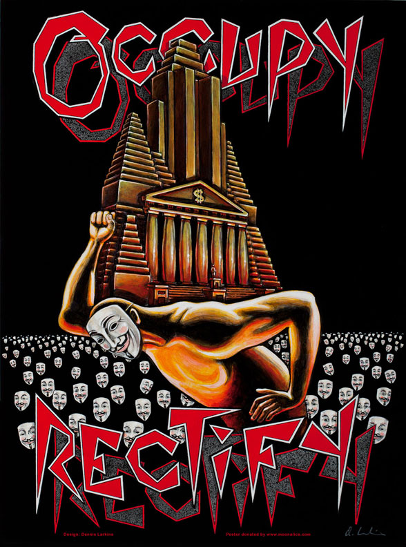 Occupy poster by Dennis Larkins