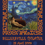 4/28/09 Moonalice poster by David Singer