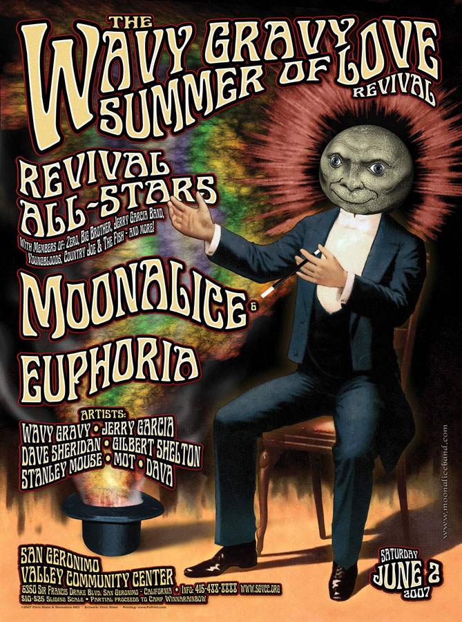 6/2/07 Moonalice poster by Chris Shaw