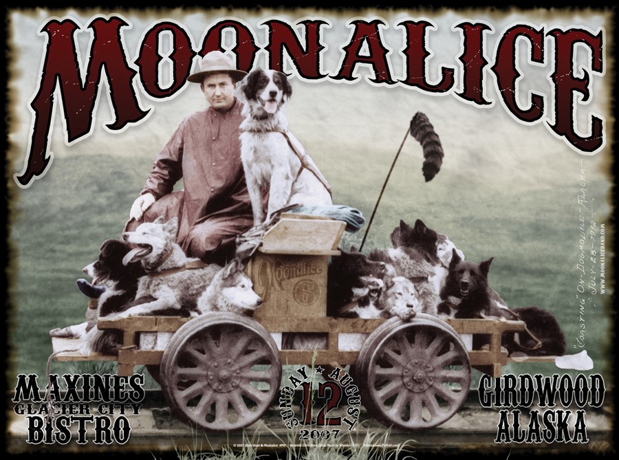 8/12/07 Moonalice poster by Chris Shaw