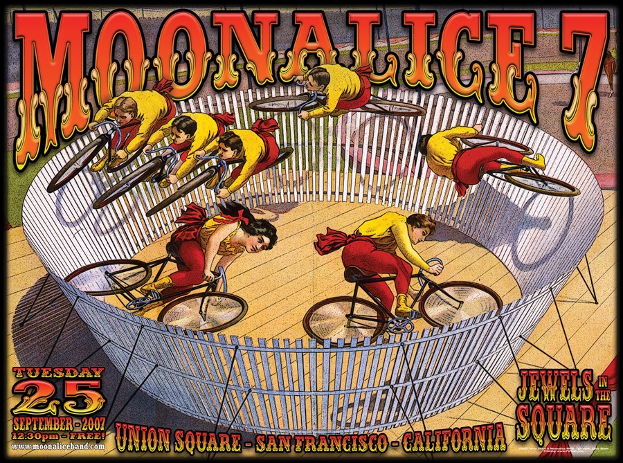 9/25/07 Moonalice poster by Chris Shaw