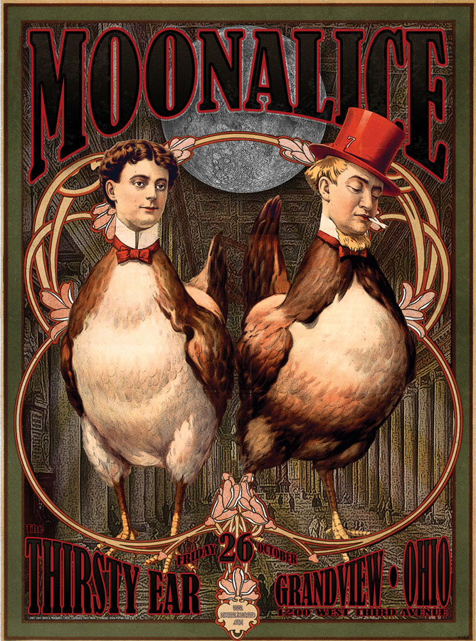 10/26/07 Moonalice poster by Chris Shaw