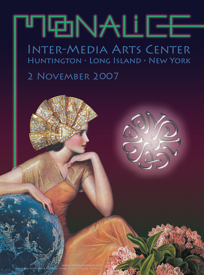 M32 › 11/2/07 Media Arts Center, Huntington, NY poster by David Singer