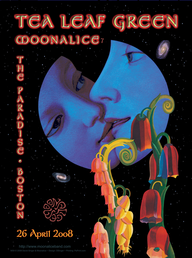 4/26/08 Moonalice poster by David Singer