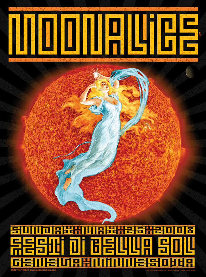 5/25/08 Moonalice poster by Chris Shaw
