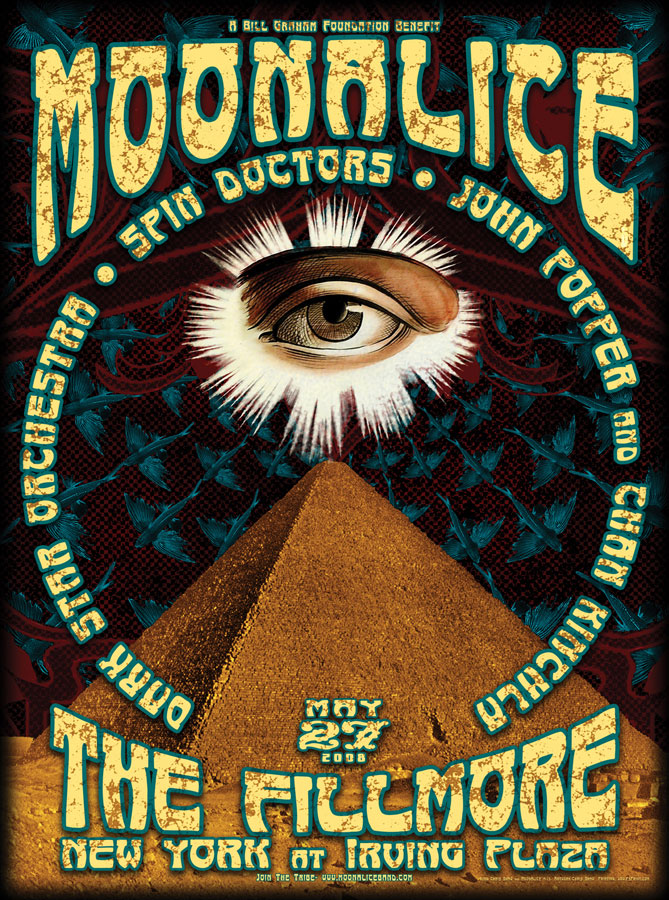 5/27/08 Moonalice poster by Chris Shaw
