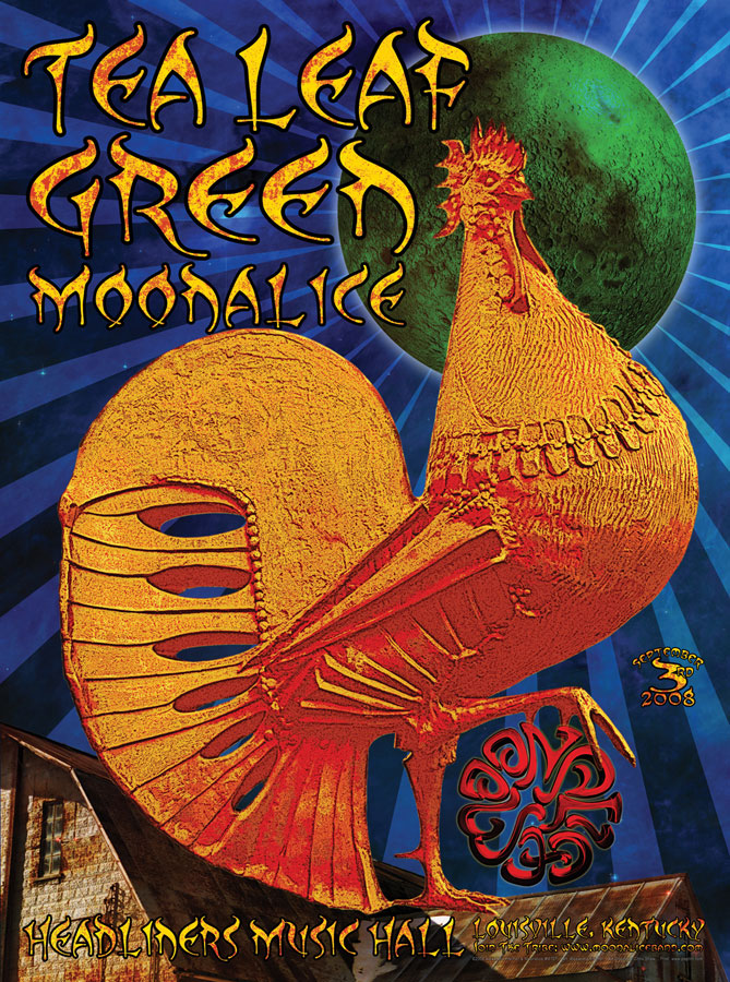 9/3/08 Moonalice poster by Alexandra Fischer