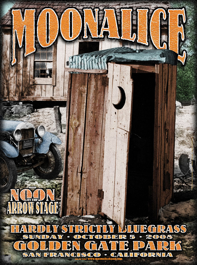 10/5/08 Moonalice poster by Chris Shaw