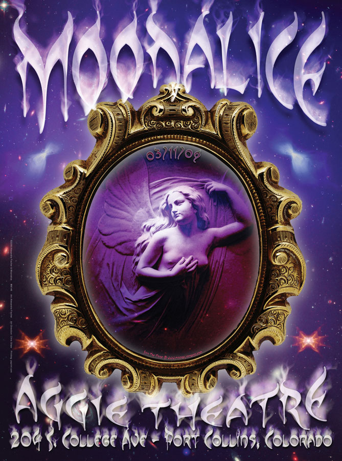 3/11/09 Moonalice poster by Alexandra Fischer