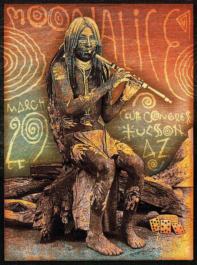 3/29/09 Moonalice poster by Chuck Sperry