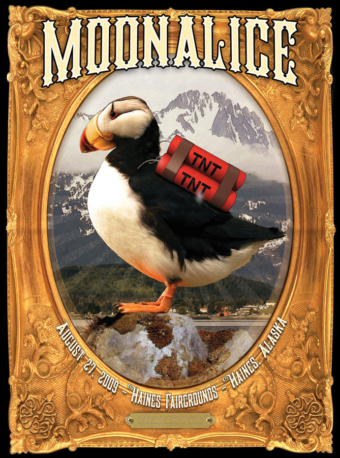 8/27/09 Moonalice poster by Chris Shaw