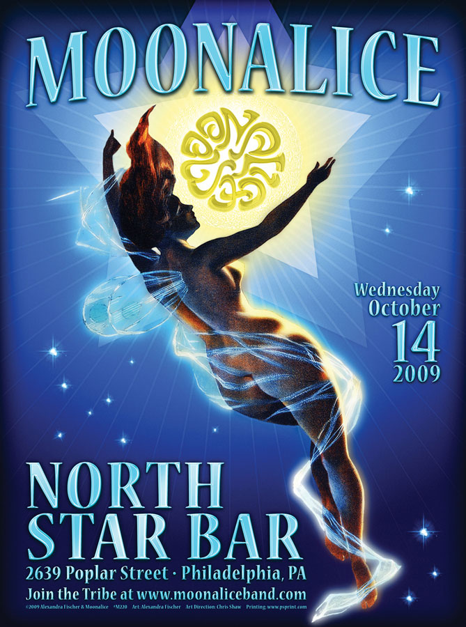 M220 › 10/14/09 North Star Bar, Philadelphia, PA poster by Alexandra Fischer