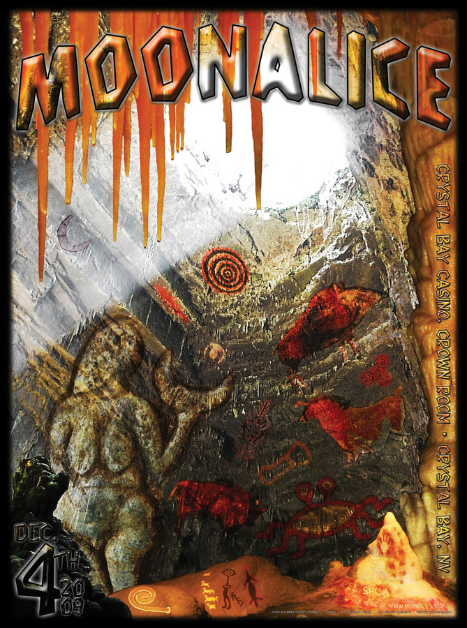 12/4/09 Moonalice poster by Alexandra Fischer