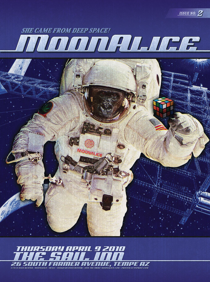 4/9/10 Moonalice poster by Dave Hunter