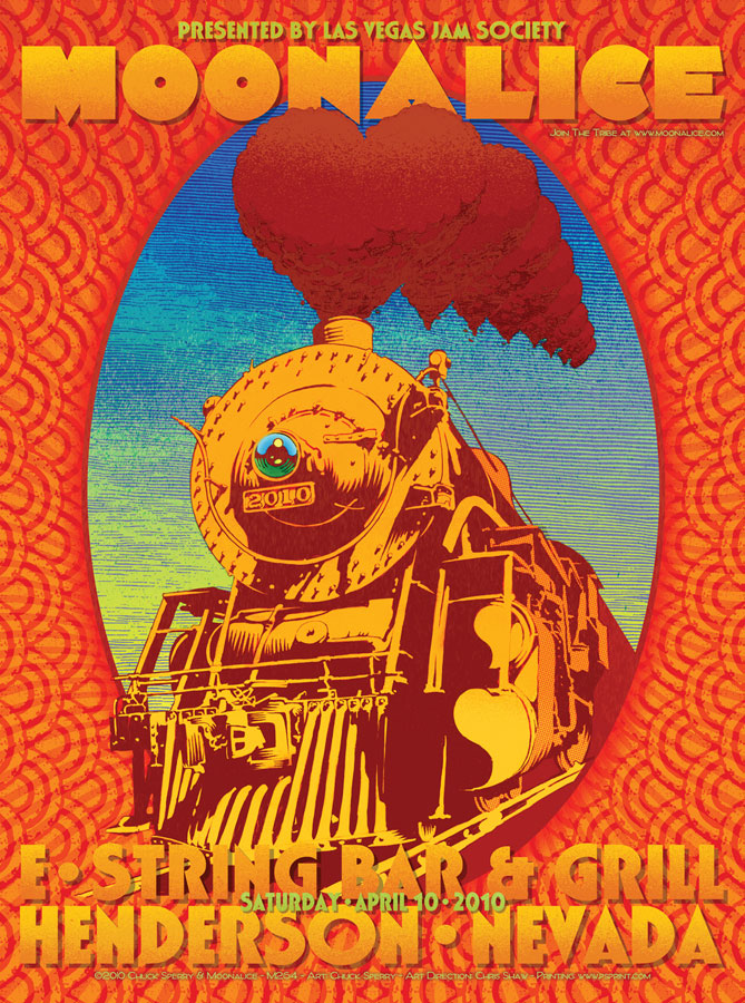 M264 › 4/10/10 E-String Bar & Grill, Henderson, NY poster by Chuck Sperry