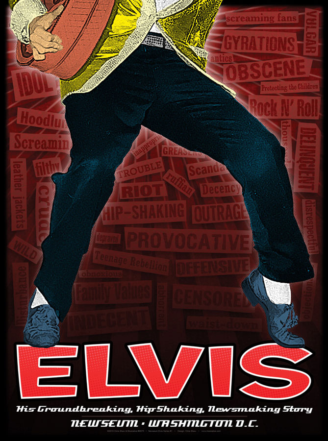 Elvis Museum Moonalice poster by Chris Shaw