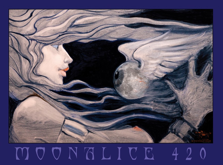 4/20/10 Moonalice poster by Stanley Mouse