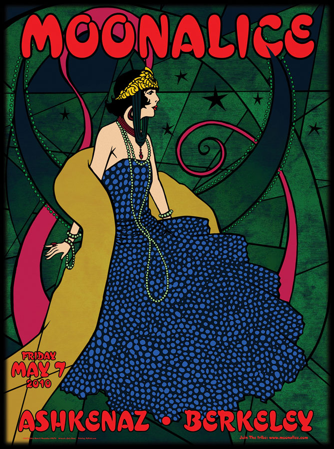 5/7/10 Moonalice poster by Chris Shaw