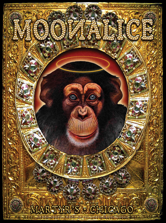 5/26/10 Moonalice poster by Chris Shaw