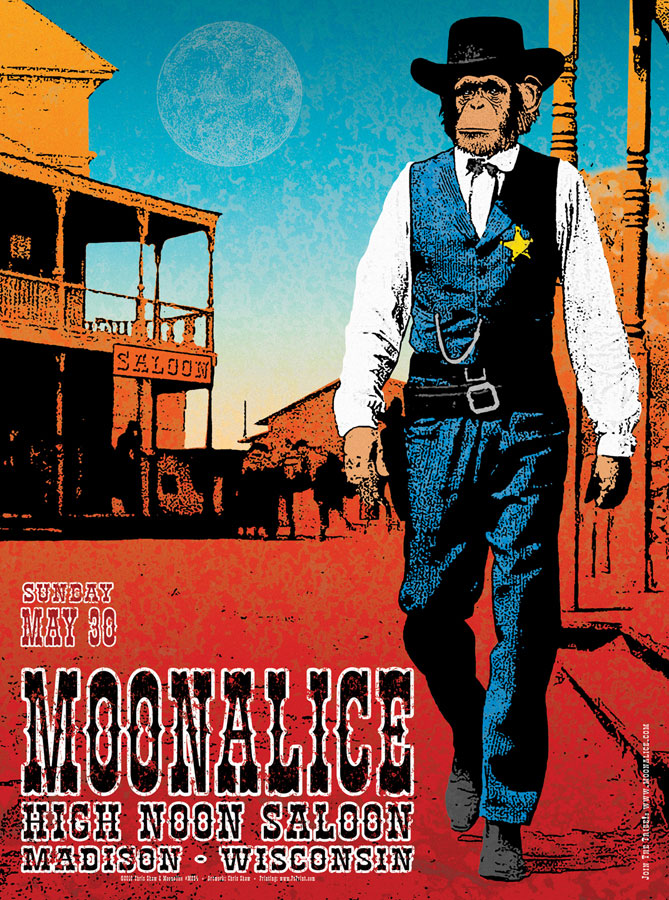 M284 › 5/30/10 High Noon Saloon, Madison, WI poster by Chris Shaw