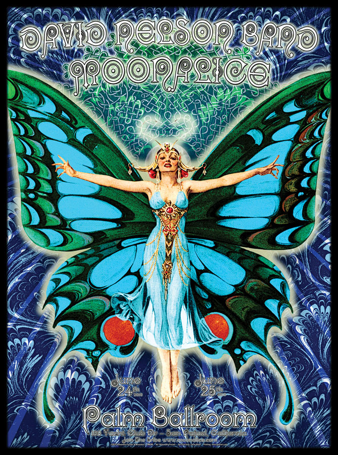 6/24-25/10 Moonalice poster by Alexandra Fischer - Moonalice Posters