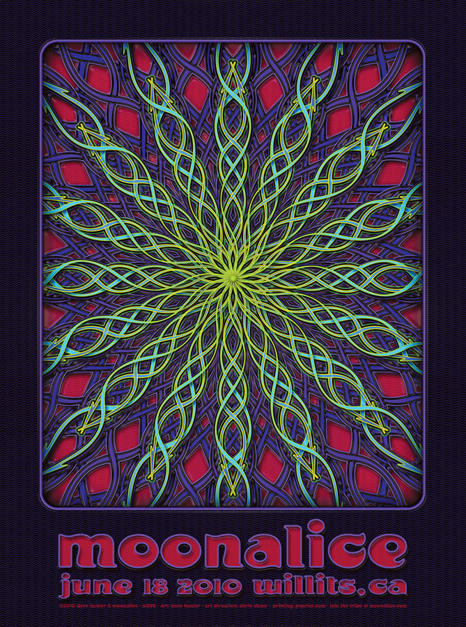 M298 › 7/18/10 Free Show In The Park, Willits, CA poster by Dave Hunter