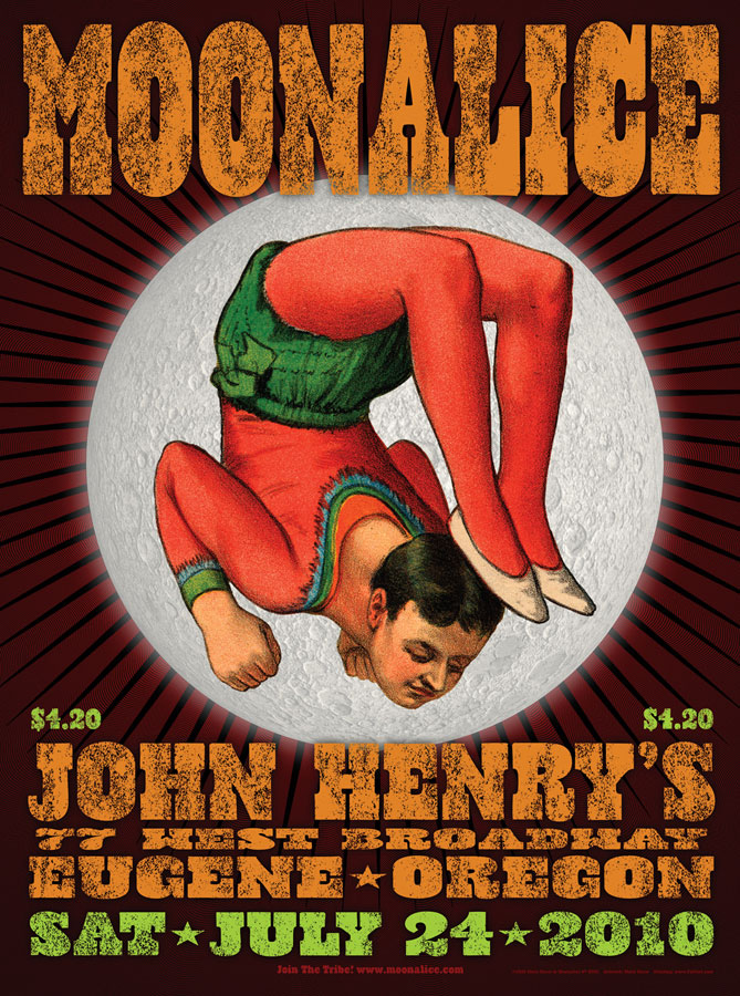 M301 › 7/24/10 John Henry’s, Eugene, OR poster by Chris Shaw
