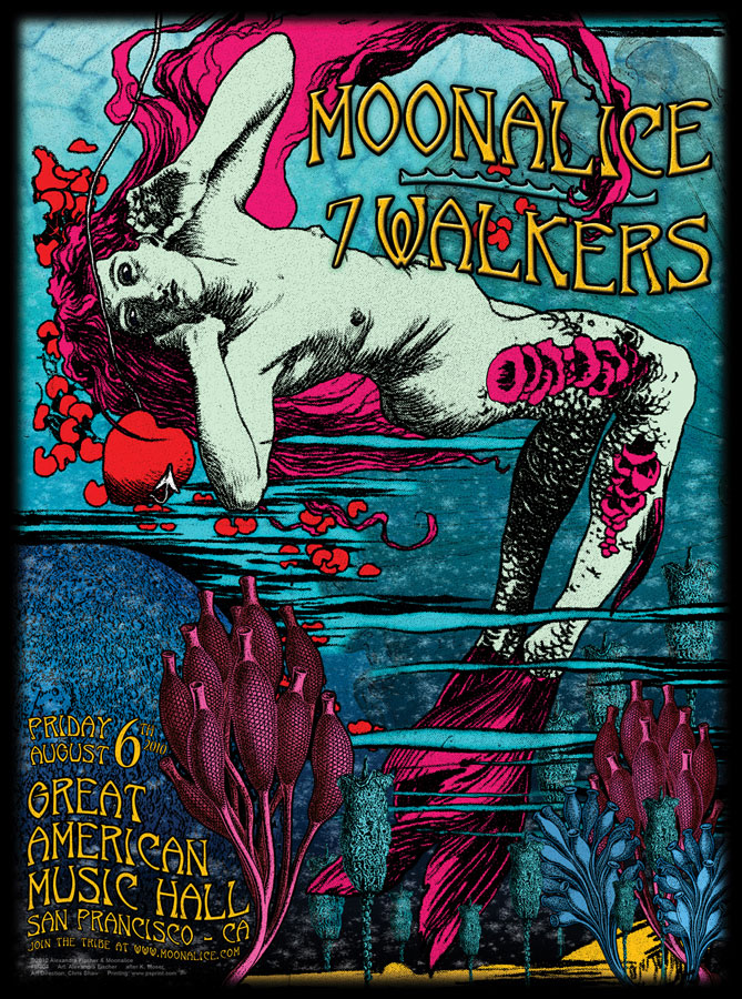 M304 › 8/6/10 Great American Music Hall, San Francisco, CA poster by Alexandra Fischer