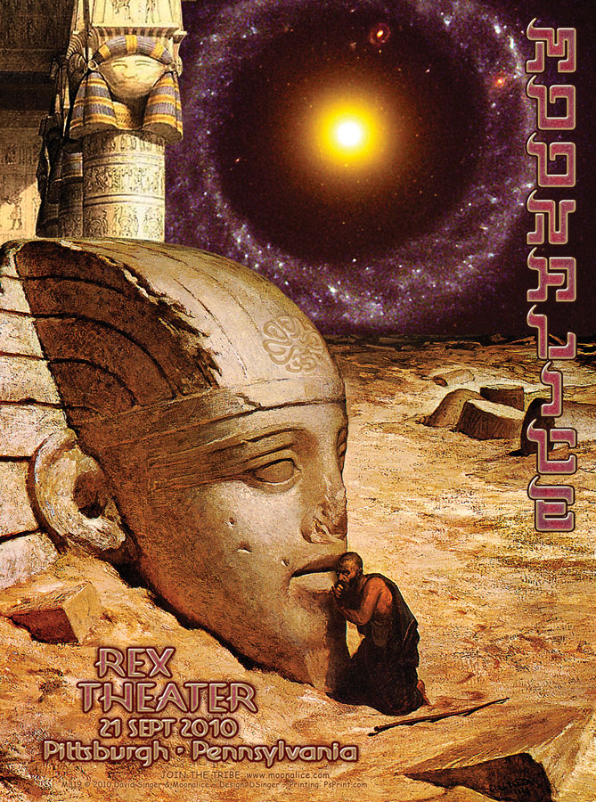9/21/10 Moonalice poster by David Singer
