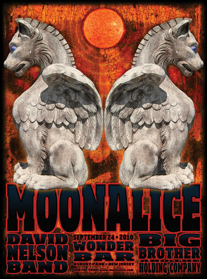 9/24/10 Moonalice poster by Chris Shaw