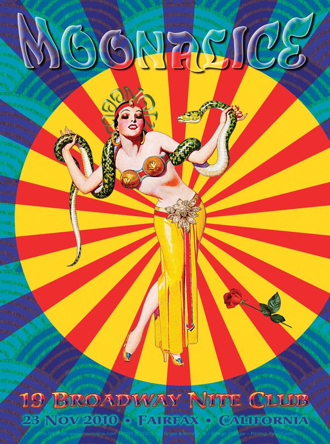 10/23/10 Moonalice poster by David Singer