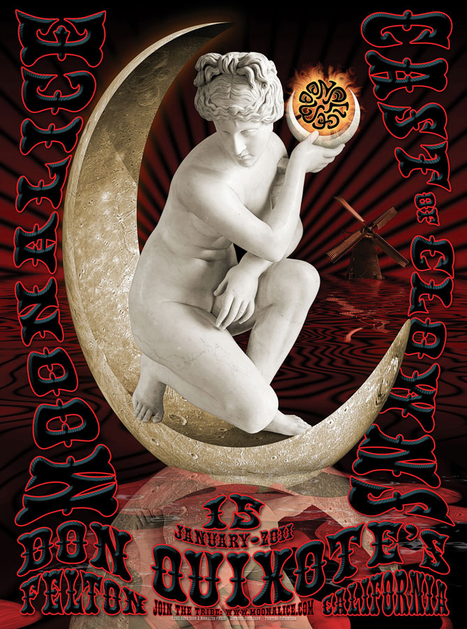 1/15/11 Moonalice poster by Chris Shaw