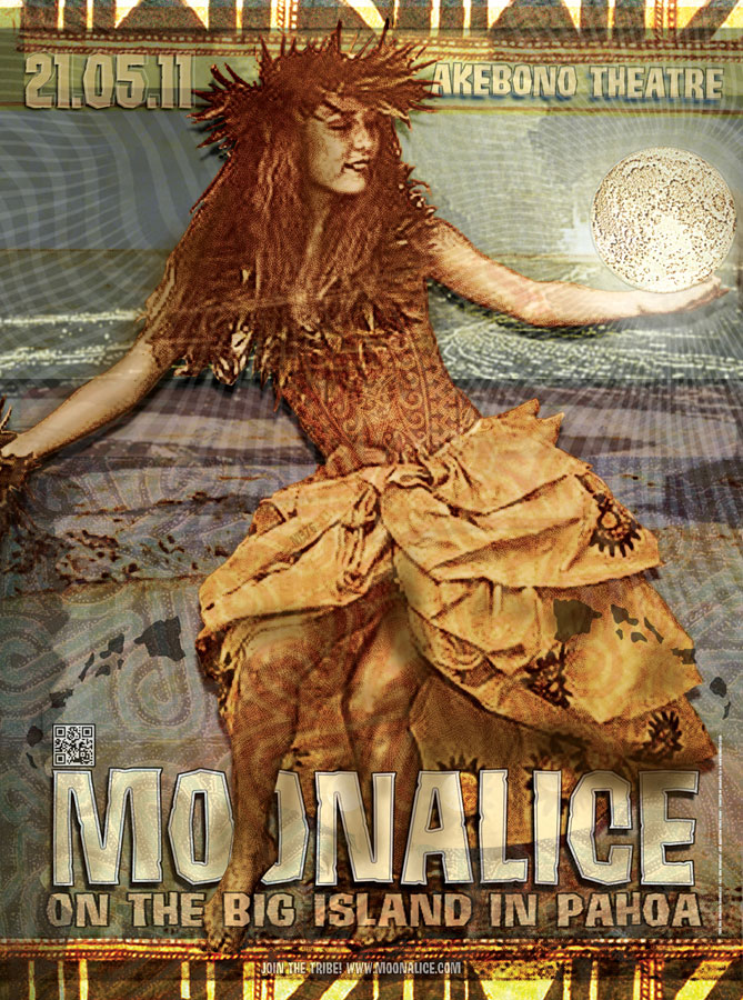 5/21/11 Moonalice poster by Ron Donovan