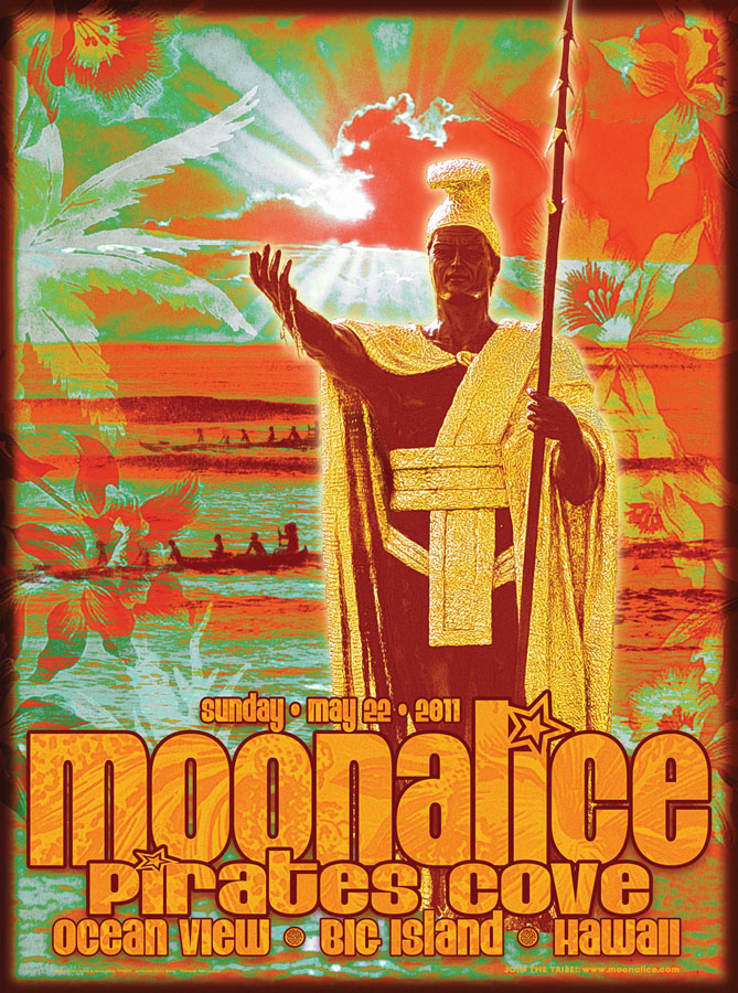 5/22/11 Moonalice poster by Chris Shaw