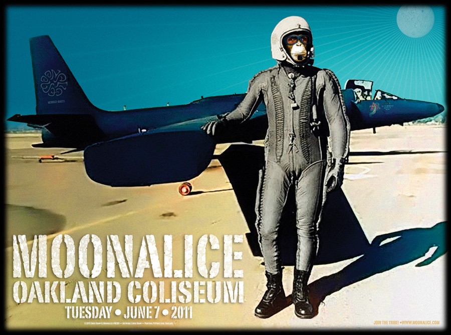 6/7/11 Moonalice poster by Chris Shaw
