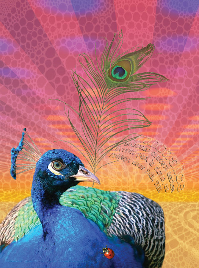 6/24/11 Moonalice poster by Carolyn Ferris