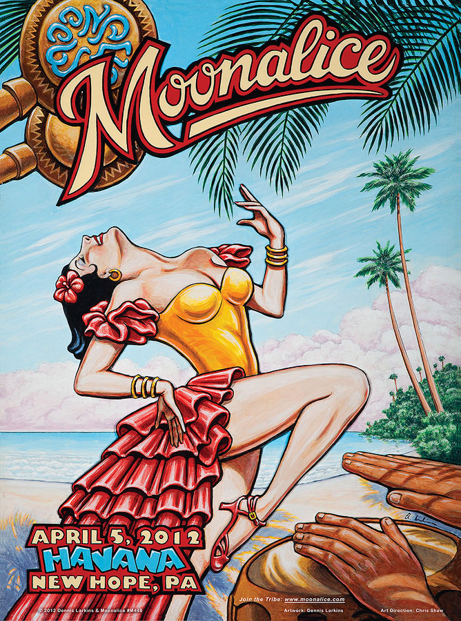 M448 › 4/5/12 Havana, New Hope, PA poster by Dennis Larkins