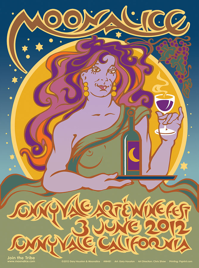 M481 › 6/3/12 Sunnyvale Art & Wine Festival, Sunnyvale, CA poster by Gary Houston