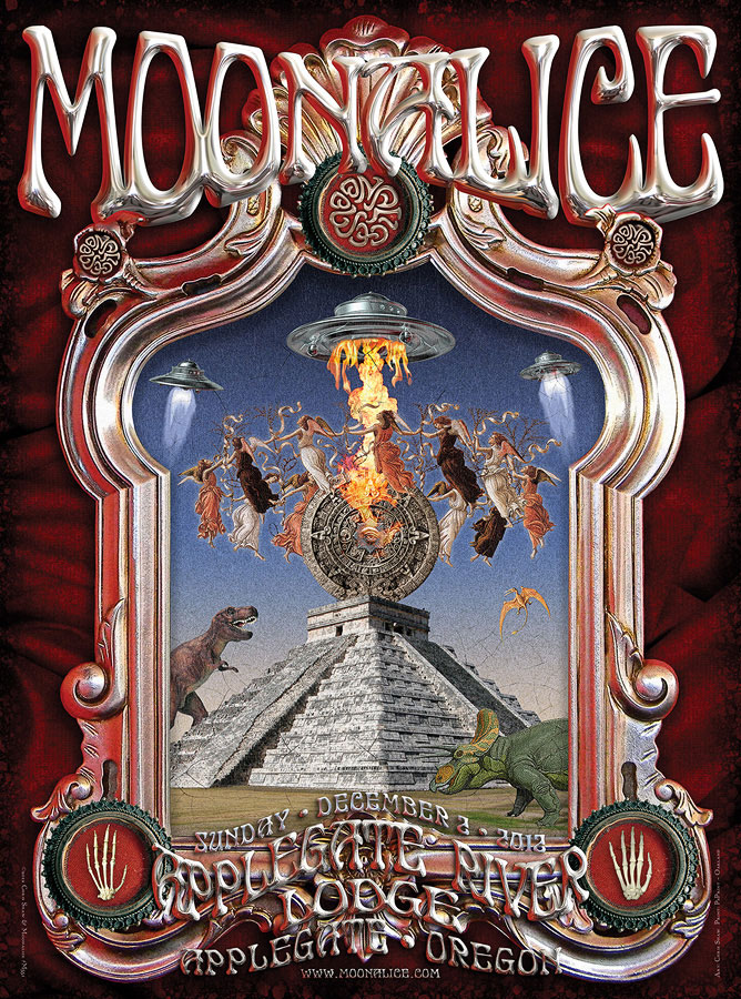12/2/12 Moonalice poster by Chris Shaw
