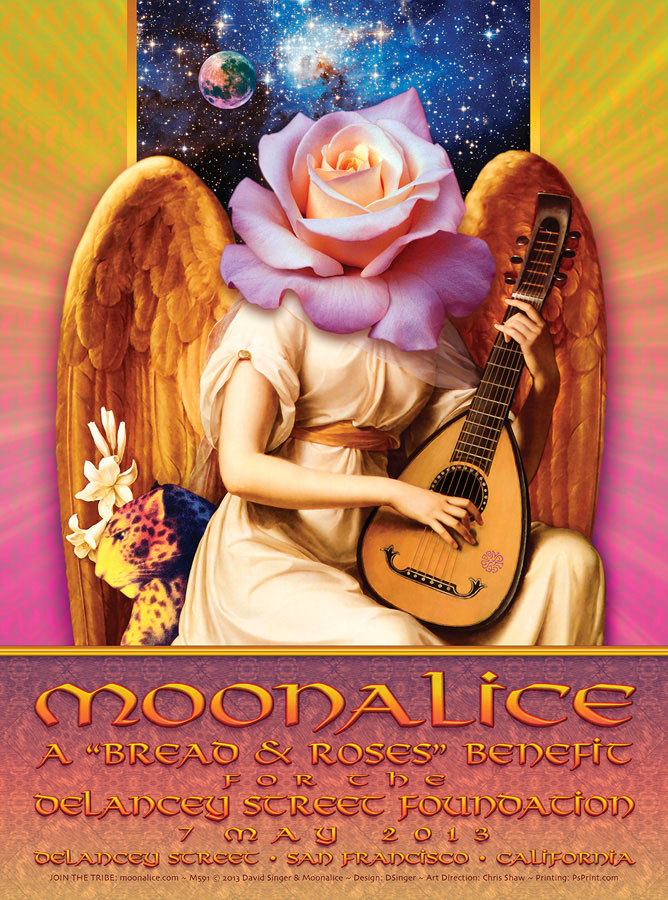 5/7/13 Moonalice poster by David Singer