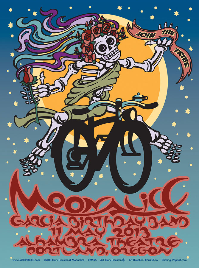 5/11/13 Moonalice poster by Gary Houston