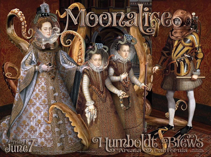 6/7/13 Moonalice poster by Chris Shaw