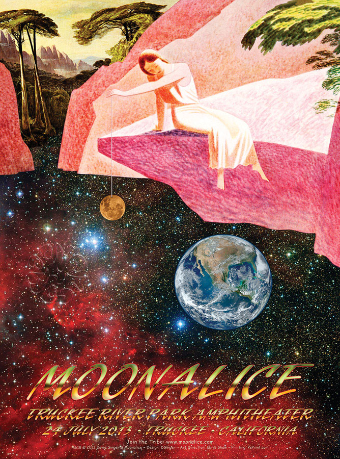 7/24/13 Moonalice poster by David Singer
