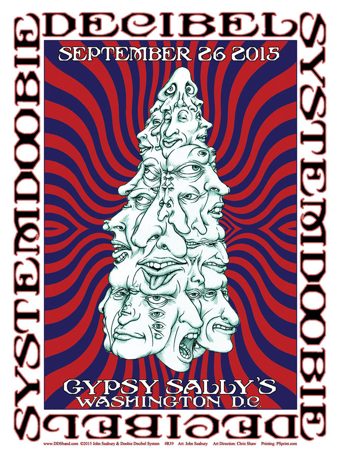 R39 › 9/26/15 Gypsy Sally's, Washington, DC poster by John Seabury