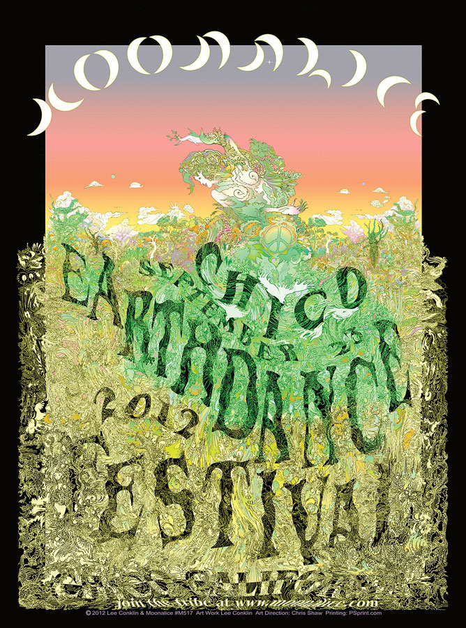 9/23/12 Moonalice poster by Lee Conklin