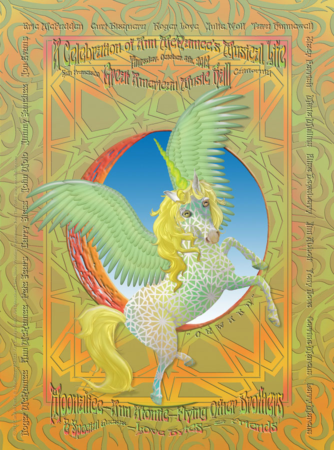 10/4/12 Moonalice poster by Carolyn Ferris