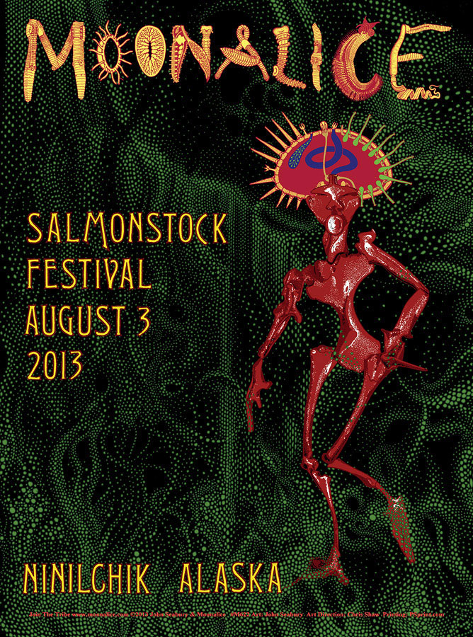 M622 › 8/3/13 Salmonstock Festival, AK poster by John Seabury