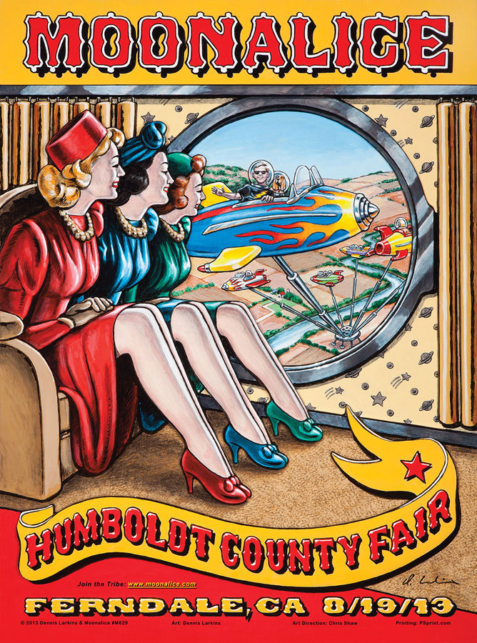 M629 › 8/19/13 Humboldt County Fair, Ferndale, CA poster by Dennis Larkins
