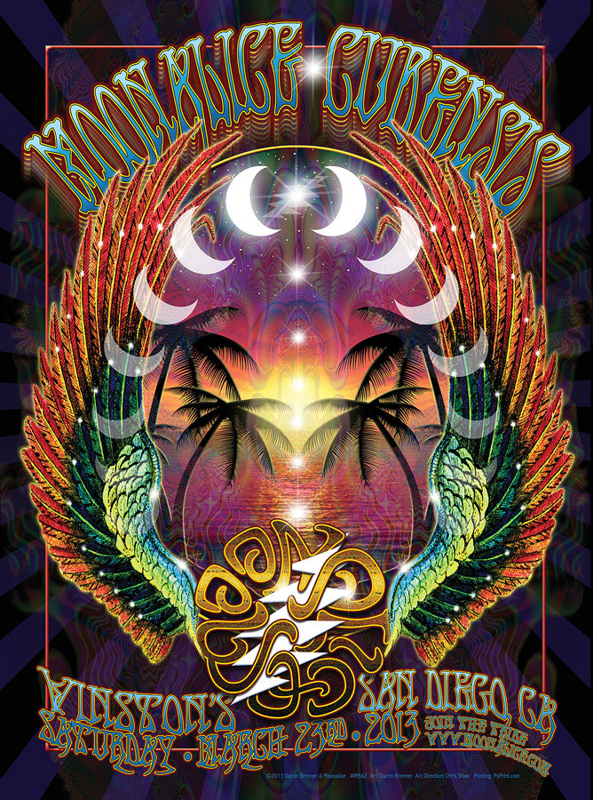 M562 › 3/23/13 Winston's, San Diego, CA poster by Darrin Brenner